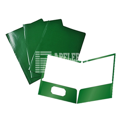 FOLDER T. CARTA PLASTIFICADO C. VERDE